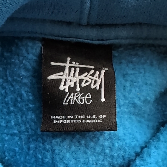 Stussy Vibrant Blue Hoodie - Picture 4 of 7